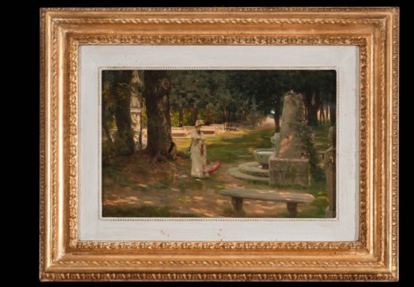Giovanni Muzzioli: "A Walk in Villa Borghese"