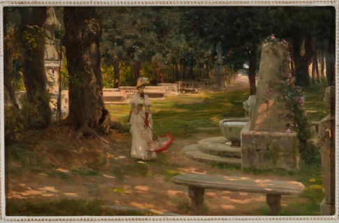 Giovanni Muzzioli: "A Walk in Villa Borghese"