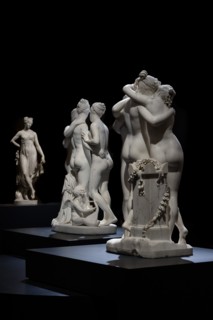 Three statuary groups