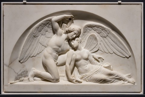 "Cupid awakening Psyche", by Bertel Thorvaldsen
