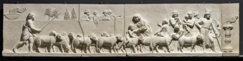 Frieze "The entry of Alexander the Great into Babylon"