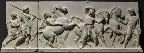 Frieze "The entry of Alexander the Great into Babylon"