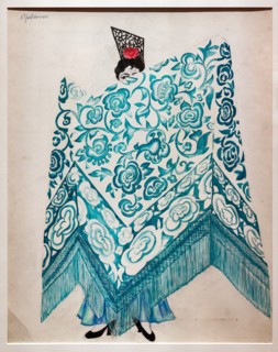 Goncharova, 'Spanish Woman with a Green Shawl'