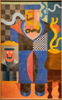 Depero, 'Synthetic Architecture of a Man (A Man with Moustache'