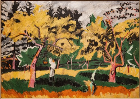 Goncharova, 'Orchard in Autumn'