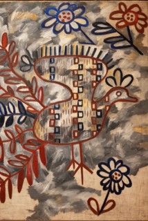 Goncharova, 'Peacock (in the style of Russian embroidery)'