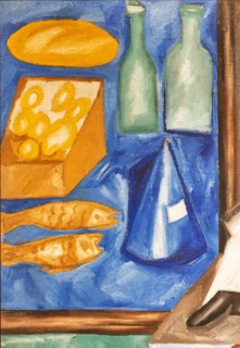 Goncharova, 'Jewish people in the street. A Jewish Shop'