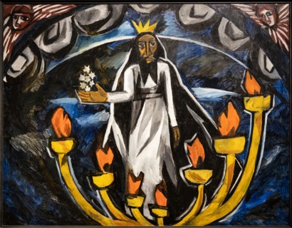 Goncharova, 'Old Man with Seven Stars'