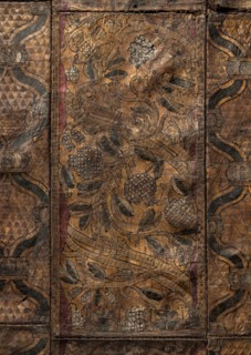 Leather panel of the Stefano Bardini Collection