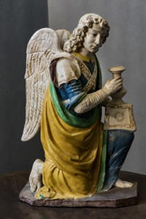 Benedetto Buglioni: Angel candle holder