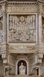 Benedetto da Maiano: 'Pulpit with scenes from the life of St. Francis'