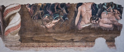 Andrea Orcagna: 'Lucifer clutching two Giants and Antenor'