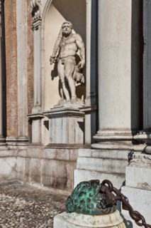 In the streets of Modena, Italy