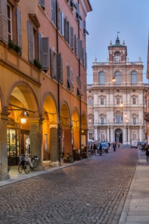 In the streets of Modena, Italy