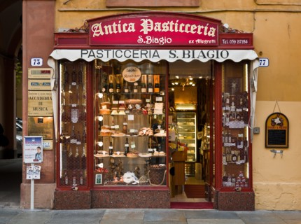 In the streets of Modena, Italy