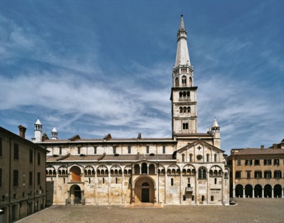 In the streets of Modena, Italy