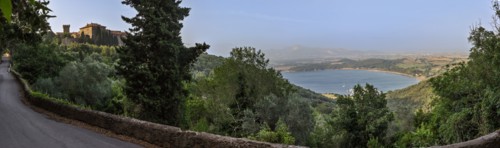 Medieval village of Populonia, Italy