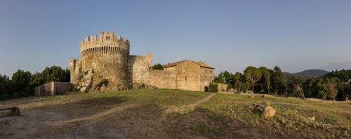 Medieval village of Populonia, Italy
