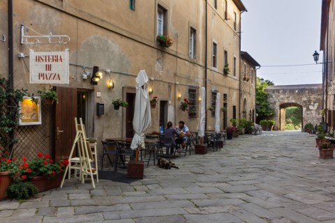 Medieval village of Populonia, Italy