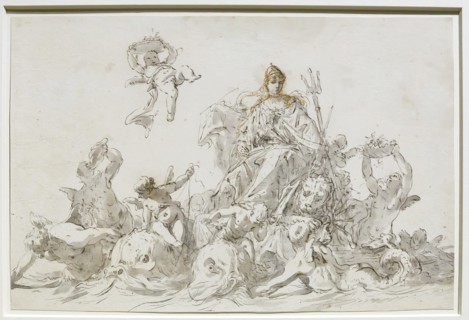 "Triomphe de la Vénus Marine" de Sebastiano Ricci