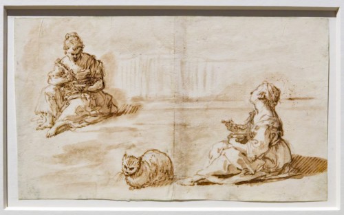 Dessin de l'album de Sebastiano Ricci (18 siècle)