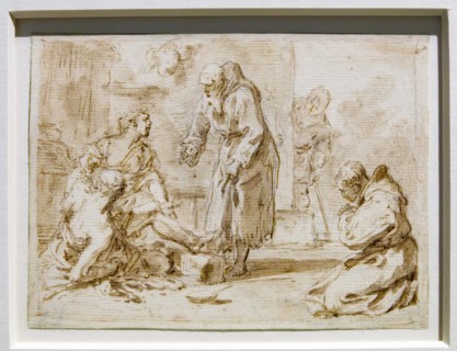 "Scène religieuse" de Sebastiano Ricci