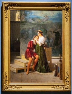 “Raffaello e la Fornarina”, di Francesco Valaperta