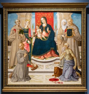 Painting by Girolamo di Benvenuto