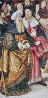 Fresco showing the Coronation of Pope Pius III