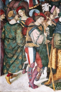 Fresco showing the Coronation of Pope Pius III