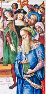 Fresque du mur nord-est de la Libreria Piccolomini à Sienne