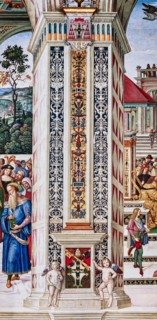 Fresque du mur nord-est de la Libreria Piccolomini à Sienne