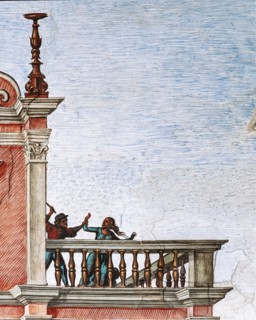 Fresque du mur nord-est de la Libreria Piccolomini à Sienne
