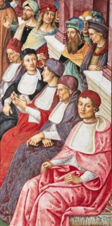 Fresque du mur nord-est de la Libreria Piccolomini à Sienne