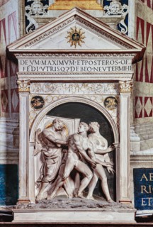 Haut-relief de la cathédrale de Sienne
