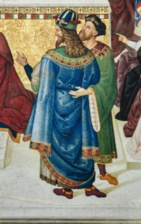 Fresco on the South-East wall of the Piccolomini Library in Siena