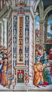 Fresque du mur sud-ouest de la Libreria Piccolomini à Sienne