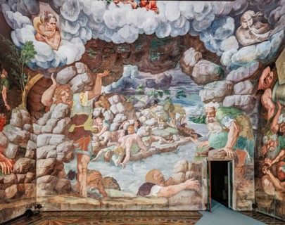 The Room of Giants of the Palazzo del Te in Mantua