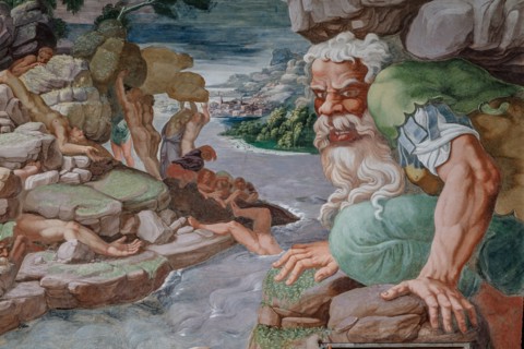 The Room of Giants of the Palazzo del Te in Mantua