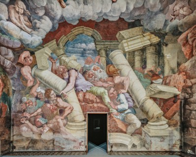 The Room of Giants of the Palazzo del Te in Mantua