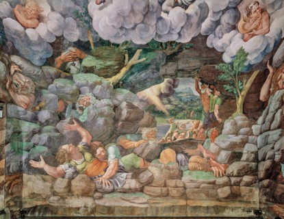 The Room of Giants of the Palazzo del Te in Mantua