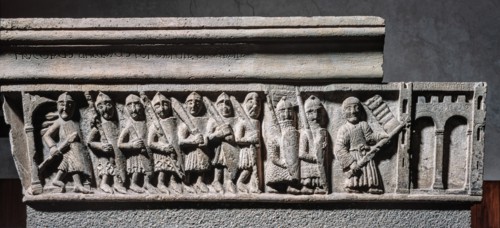 Haut-relief du musée du Château des Sforza à Milan