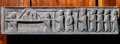 Haut-relief du musée du Château des Sforza à Milan