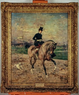 Boldini, "L'Amazone (Alice Regnault à cheval)"