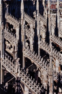 Vue extérieure du Dôme de Milan