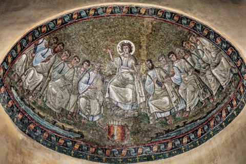 Dôme de la chapelle de la basilique Saint-Laurent de Milan