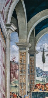 Fresque du mur sud-ouest de la Libreria Piccolomini à Sienne