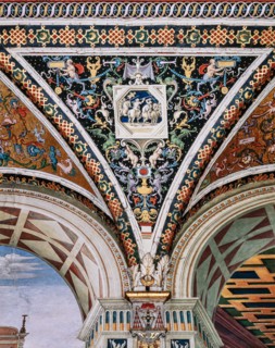 Vault of the Piccolomini Library in Siena