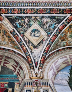 Vault of the Piccolomini Library in Siena
