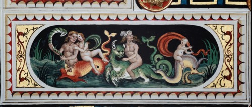 Décor du plafond de la Libreria Piccolomini à Sienne